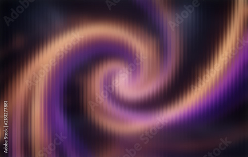 Canvastavla Close-up vibrant purple and orange spiral swirl with thick painterly brushstroke