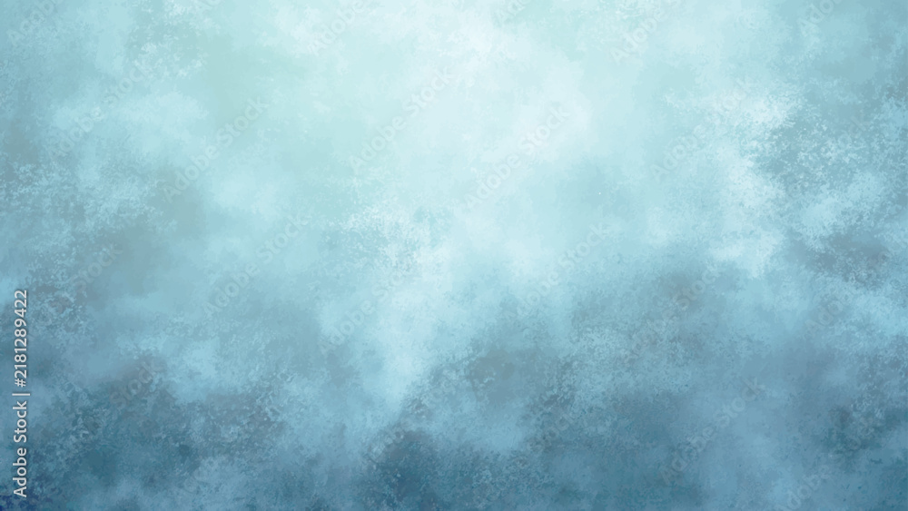 Obraz premium Abstract cool blue frosty texture with soft light and atmospheric fog for winter or cold concepts
