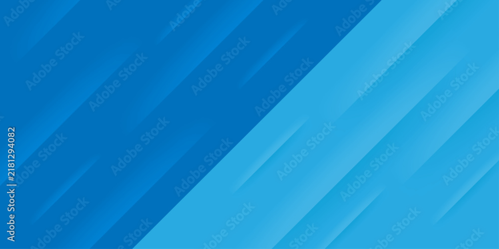 Obraz premium Blue abstract vector long banner. Minimal background with arrows and copy space for text. Design for poster, template on web, backdrop, banner, brochure, website, flyer, landing page, presentation. 