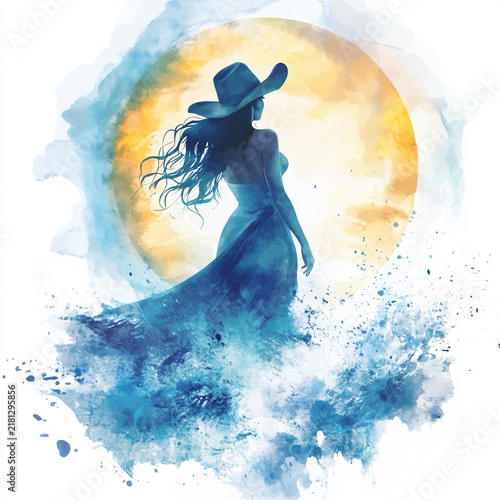 girl in the water