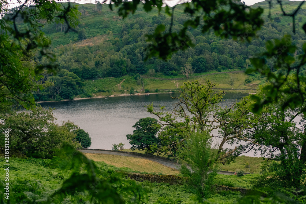 Obraz premium Rydal Water lake in the Lake District National Park, Cumbria, England, UK - 4 September 2026.