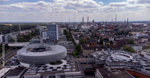 фотографія Aerial View of Leverkusen in North Rhine-Westphalia, Germany
