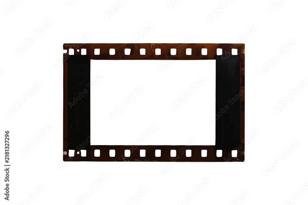 Fototapeta premium Vintage Black Filmstrip Photo Frame