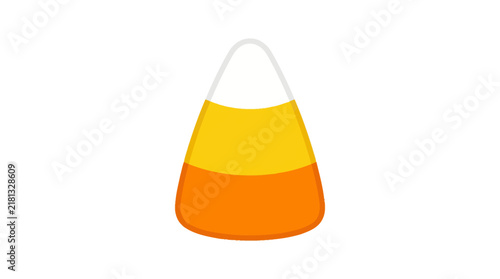 Vector illustration of candy corn concept vector illustration for creative projects and modern business isolated background element