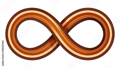 Abstract Infinite Loop Symbol Design.
