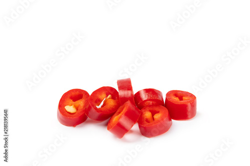 Obraz na płótnie Red chili pepper isolated on white background