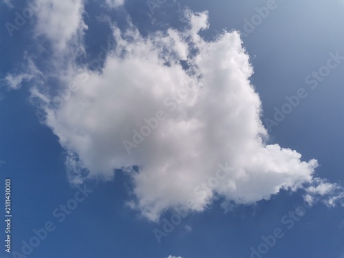 blue sky with clouds