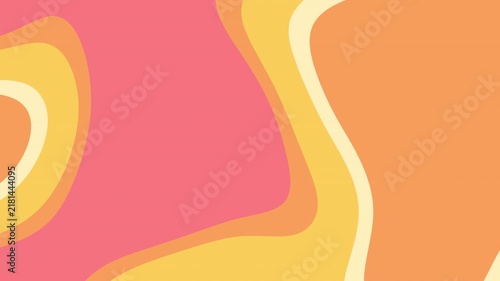 Abstract liquid fluid motion animation background with flowing color shapes