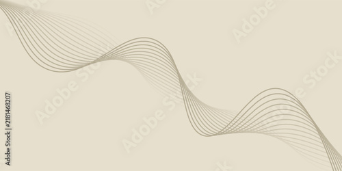 Obraz na plátne Abstract background with lines and waves