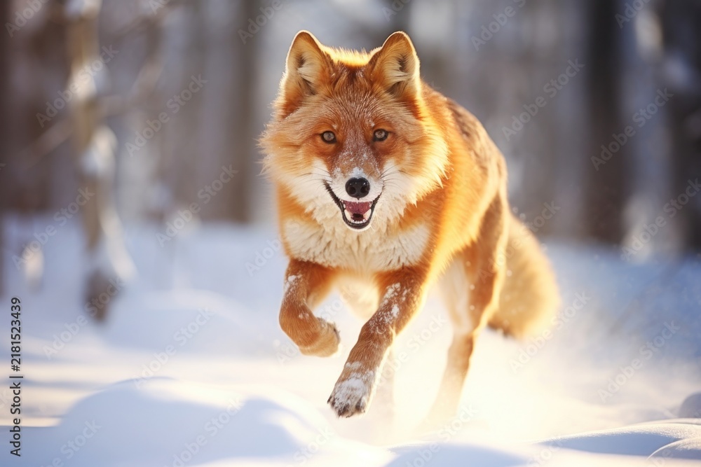 Obraz premium Animal wildlife running mammal.
