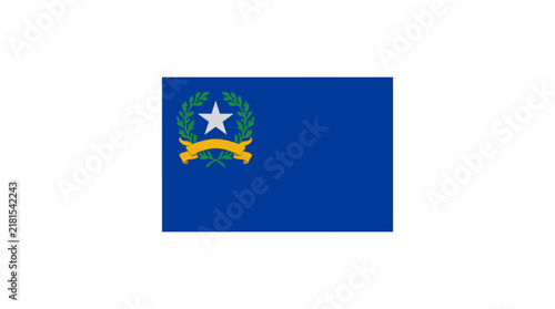 Official state flag of the US state of Nevada.