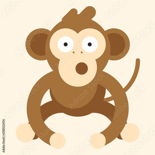 Photography Cute Monkey Animal Illustration Icon