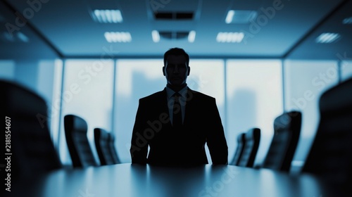 Businessperson conference room