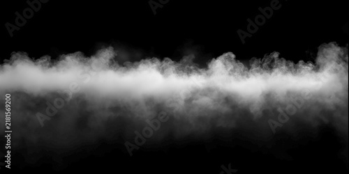 Thin horizontal streak of white smoke against black background with smoke trail smoke effect smoke stream horizontal background abstract compositing special effect cinematic atmospheric