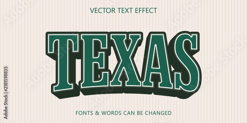 Sport varsity editable text effect