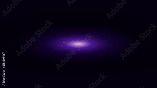 фотографія Bright purple elliptical galaxy illustration isolated on a dark transparent back