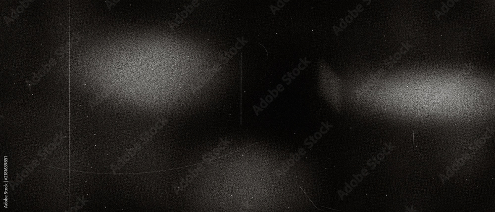 Obraz premium Vintage film texture background with black grainy surface with subtle light leaks