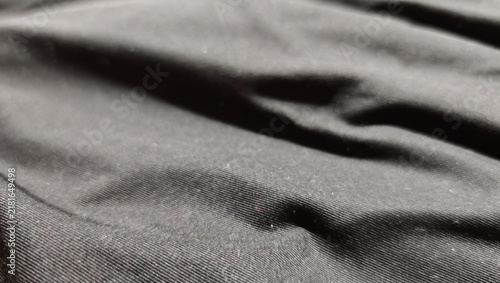 black fabric texture