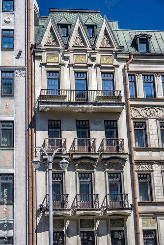 Moscow. Russia. August 1, 2026. Historical building on Tverskaya Street in Moscow.