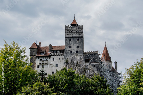 old castle in the city