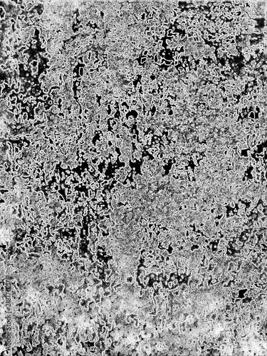 Принти на полотні Distressed black and white grunge texture surface with high contrast patterns fo