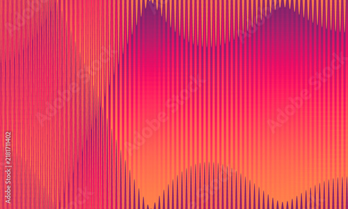 Vibrant Abstract Vertical Wave Lines in Neon Pink and Coral
Dynamic Modern Gradient Pattern with Purple and Orange Accents