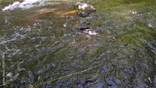 moving water background, moving vater in slow motion, water flowing in the river