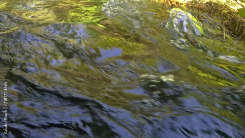 moving water background, moving vater in slow motion, water flowing in the river