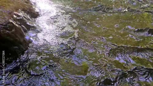 moving water background, moving vater in slow motion, water flowing in the river
