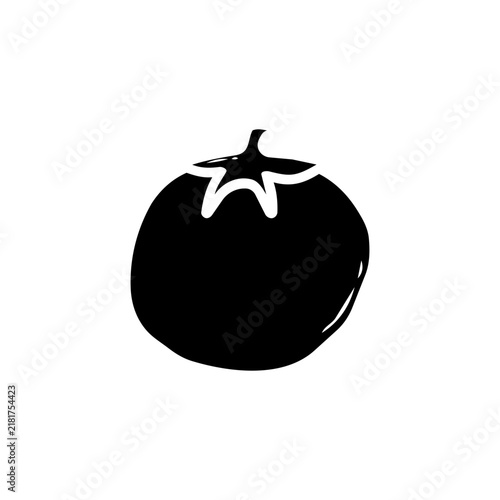 Tomato Doodle Glyph