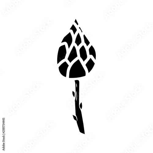 Artichoke Doodle Glyph