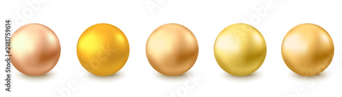 Oil gold metallic bubble.
