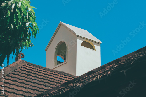 bell tower of the church