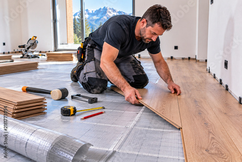 pose d'un parquet