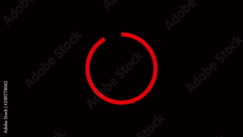 Glowing Check Mark and Circular Loading Icons Collection