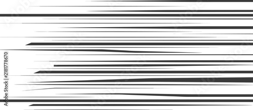 Abstract Horizontal Black Line Pattern with Varied Thickness and Irregular Spacing for Minimalist Background, Banner, Poster, Web and Graphic Design