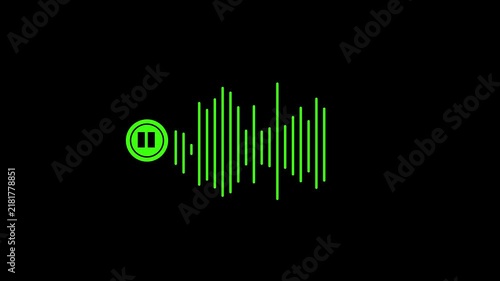 Colorful Audio Waveform Sound Wave Icon Collection