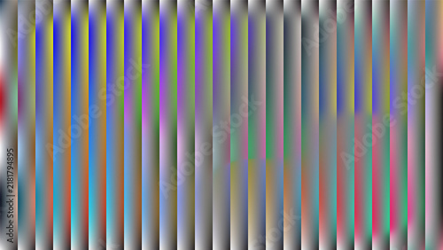 Obraz na płótnie Colorful vertical stripes create an abstract gradient pattern
