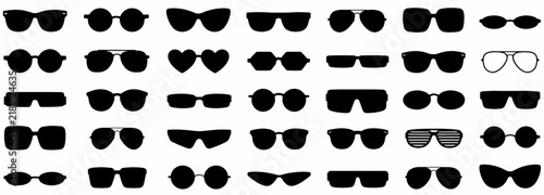 Quadro su tela Sunglasses Silhouette Collection in Modern Styles