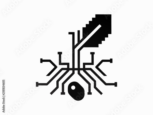 digital growth, circuit icon, technology growth, electronic leaf, digital leaf, innovation icon, technology icon, circuit board, growth symbol, eco technology, green technology, digital innovation