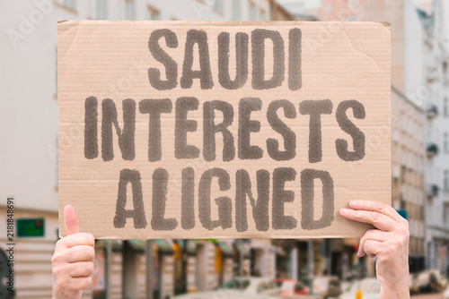 Принти на полотні "Saudi interests aligned" Regional power aligns foreign policy objectives with Egypt to counterbalance rival regional influence and power