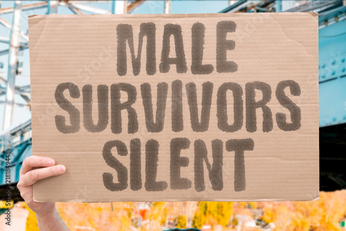 фотографія "Male survivors silent" Men rarely discuss trauma or seek emotional support afterward