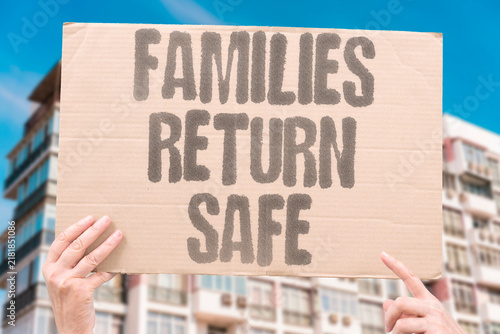 Foto "Families return safe" Relocated households come home safely