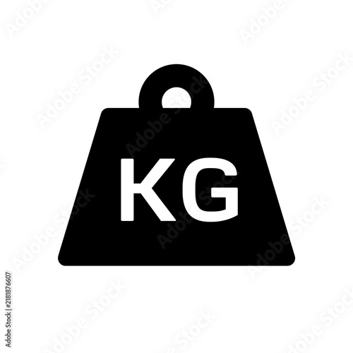 A weight or kettlebell icon. Symbols of kilograms, kg or tonnes. Symbols of great weight, force, or ponderosity. Attributes of a crane, hoist, or construction site. Raster.