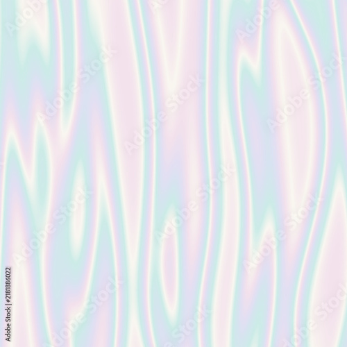 Pale pearlescent pastel vertical liquid waves abstract background texture