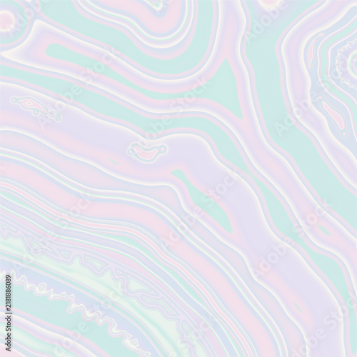 Pale pastel liquid marble swirls abstract background design