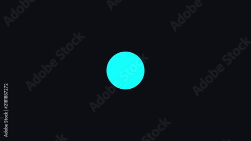 Abstract neon gradient morphing shape animation on dark 4k background, for modern motion