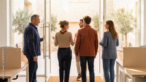 Team Members and a Manager Wrap Up a Flexible Workday With Confidence
