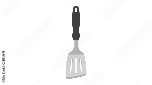 Slotted Kitchen Spatula Vector Illustration