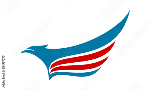 elegant eagle logo design